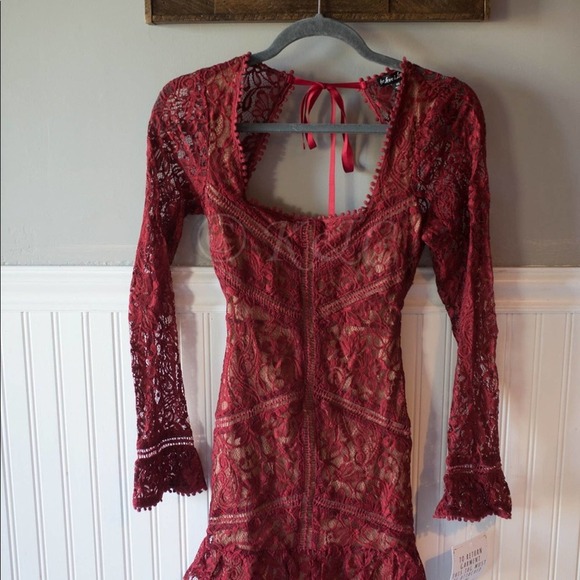 For Love & Lemons Emerie Mini Dress XS NEW - Picture 3 of 6